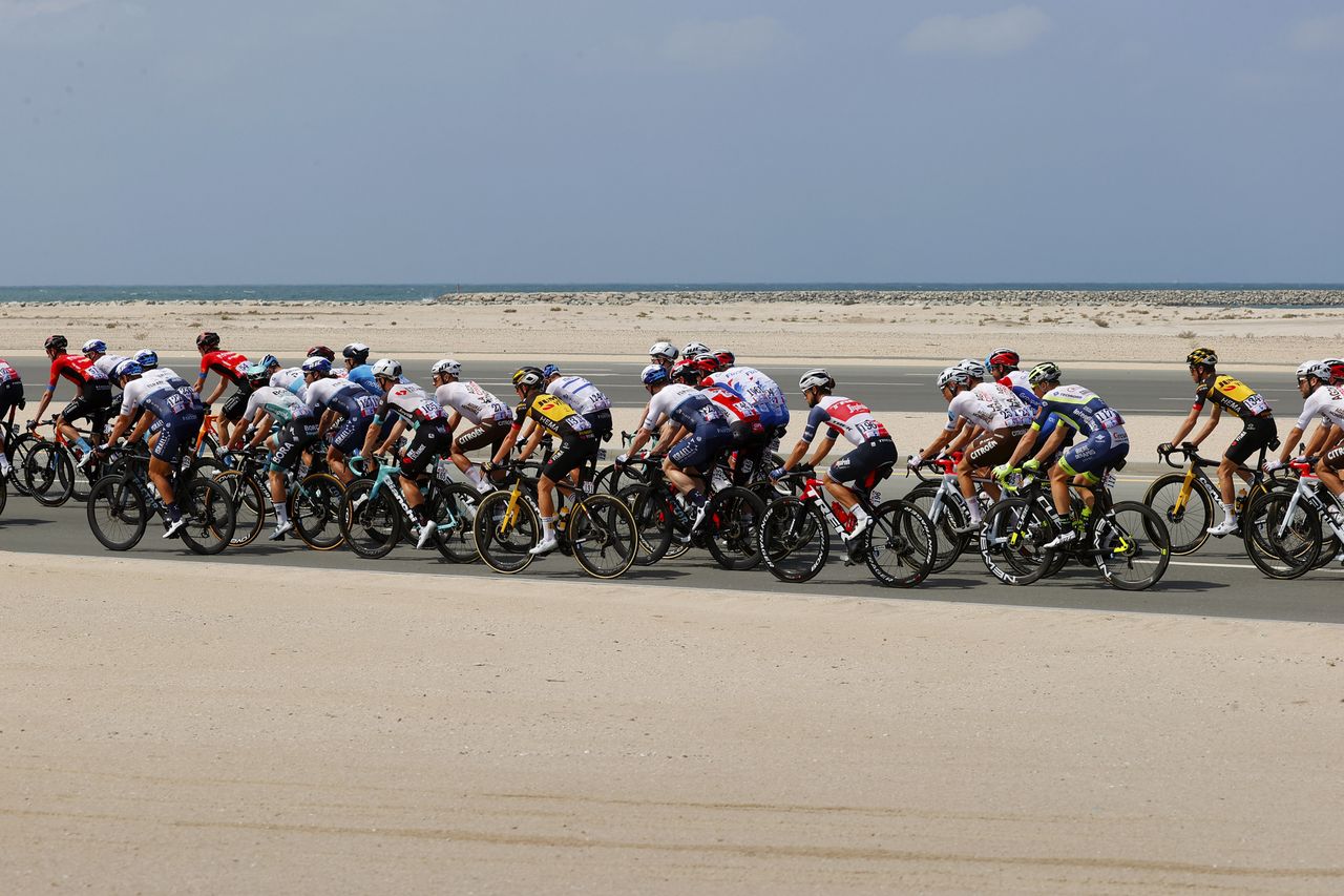 UAE Tour 2021 3rd Edition 6th stage Deira Island Palm Jumeirah 165 km 26022021 Scenery photo Luca BettiniBettiniPhoto2021