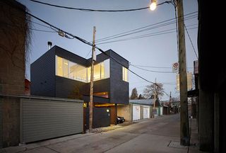 Exterior of Laneway House, Toronto, by Kohn Shnier architects Read the article: Kohn Shnier, Toronto