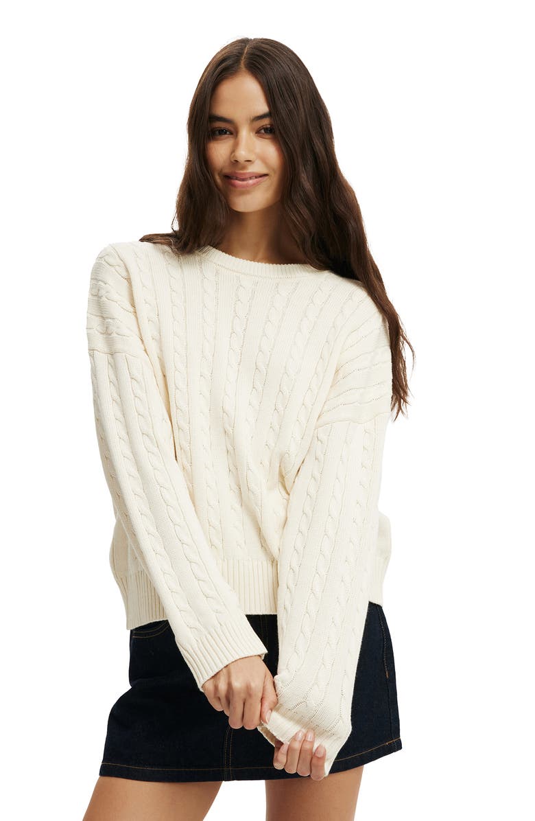 Women's Cotton Crew Neck Sweater