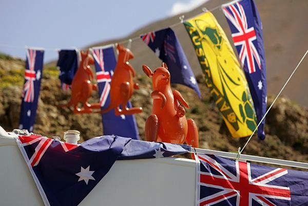 The Aussies are everywhere!