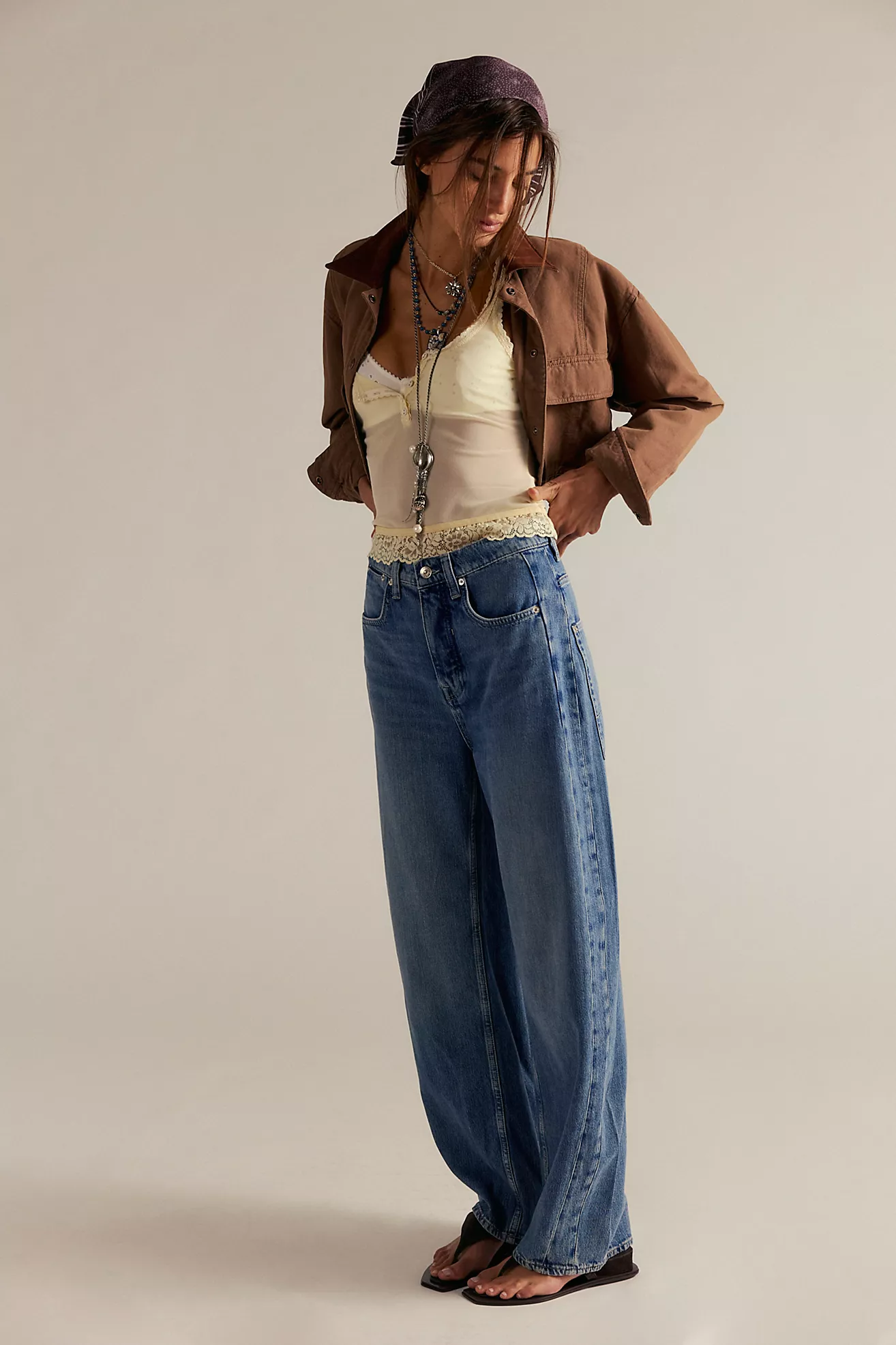 We the Free Truro Baggy Puddle Jeans