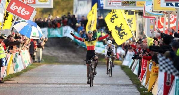 Sven Nys (Landbouwkrediet-Euphony) wins round two of the Belgian series