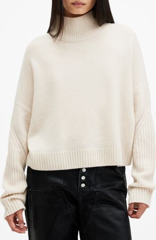 AllSaints, Ines Cashmere & Wool Turtleneck Sweater