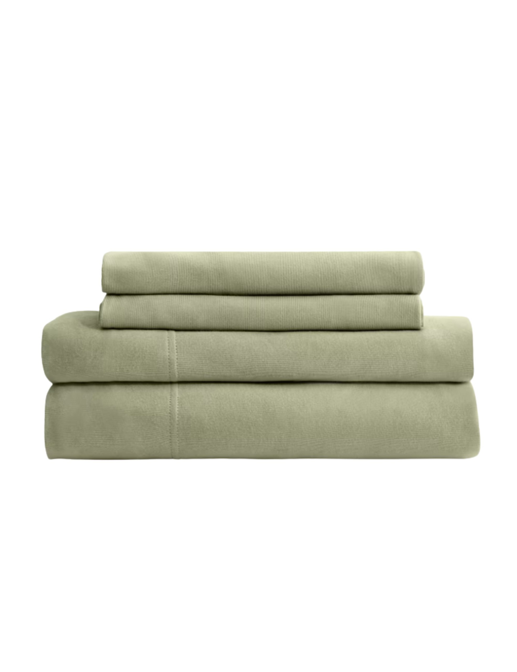 Quince, Organic Jersey Sheet Set (Moss)