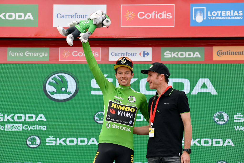 Roglic is in the green jersey too
