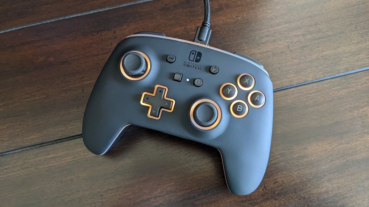 Powera Spectra Wired Controller Lights Orange