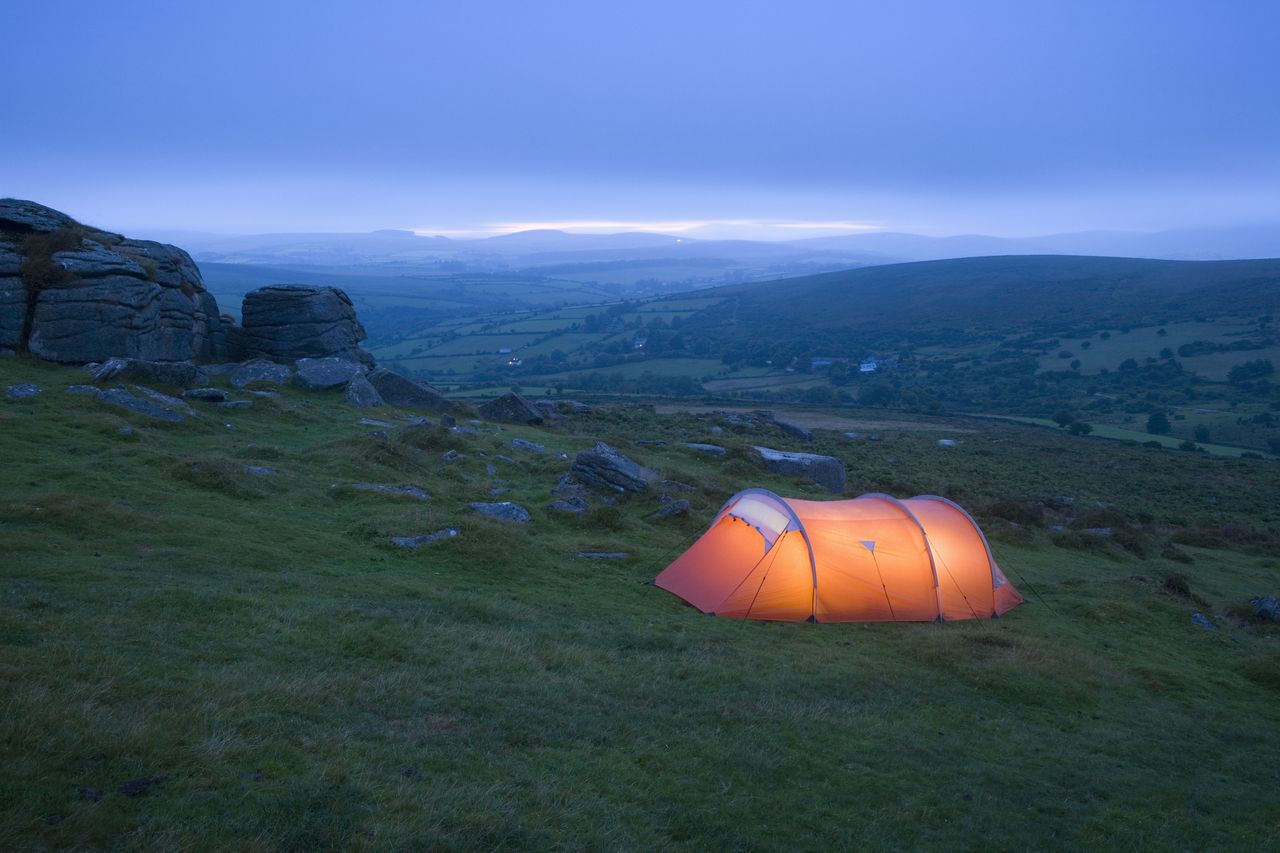 camping on Dartmoor