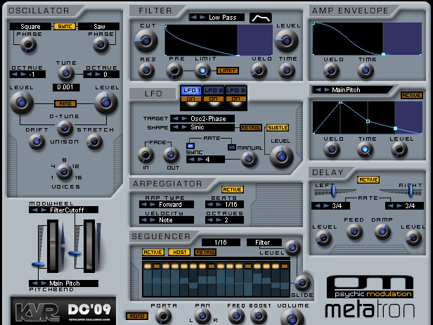 Psychic Modulation&#039;s Metatron is just one of the plug-ins in contention.