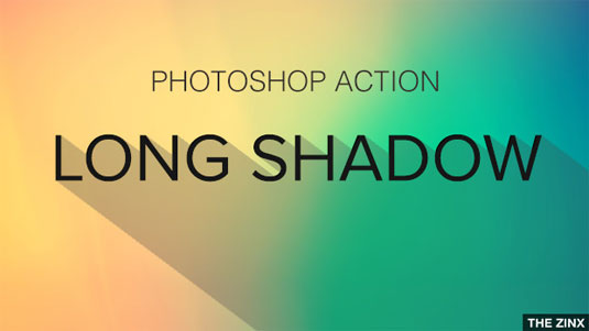 free photoshop actions: Long shadow