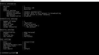 Get hold of all your details at the command prompt