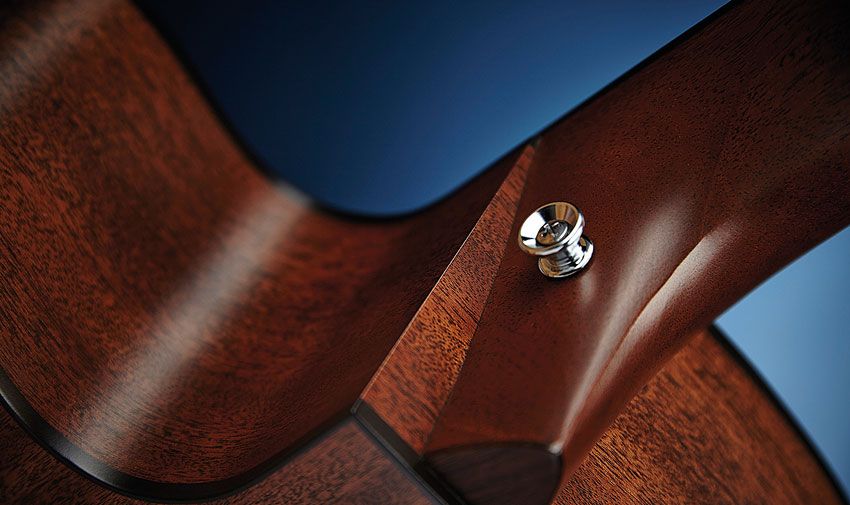 Beneath the beautifully clean lines and finish is Martin's simple dovetail joint