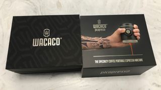 Wacaco Picopresso box and sleeve