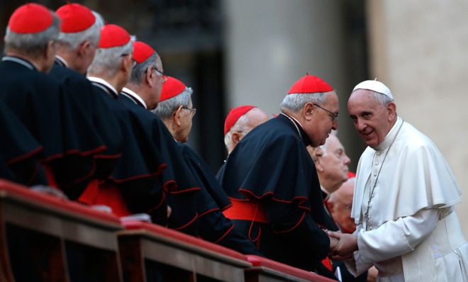 Pope and cardinals