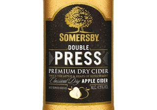The Double Press logo is a shorthand for the Somersby brand
