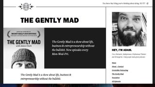 Web design inspiration: The Gently Mad