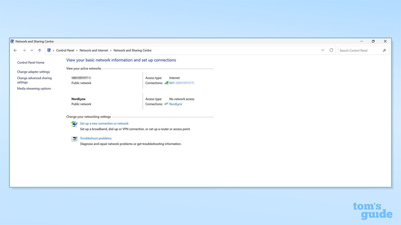 Screenshot of steps to set up virtual router on Windows