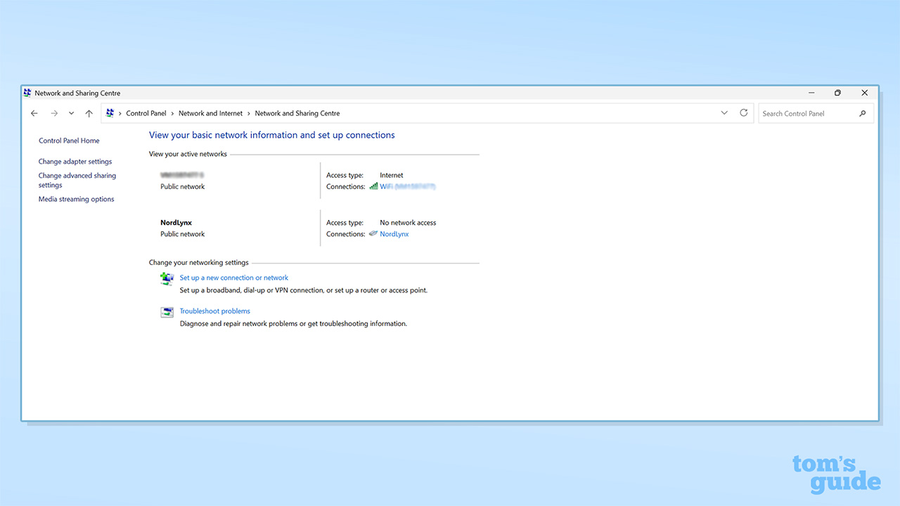 Screenshot of steps to set up virtual router on Windows