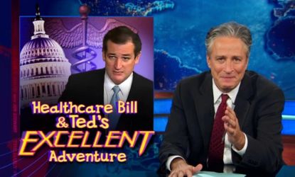 Jon Stewart isn't impressed with Ted Cruz