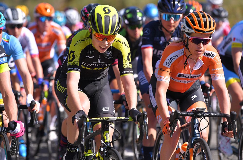Jenelle Crooks of Australia and Team Mitchelton-Scott at Fleche Wallonne