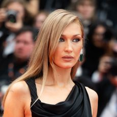 Bella Hadid and her supermodel blonde highlights.