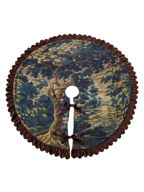 Evergrove Printed Velvet Tree Skirt