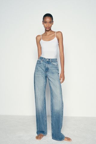 Z1975 Straight-Fit High-Waist Long Length Jeans