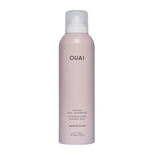 Ouai Super Dry Shampoo - Volumizing Dry Shampoo - Absorbs Oil, Dirt &amp; Sweat - Blends Seamlessly Into Hair With Zero Residue &amp; Enriched With a Long-Lasting Scent - Melrose Place (4.5 Oz)