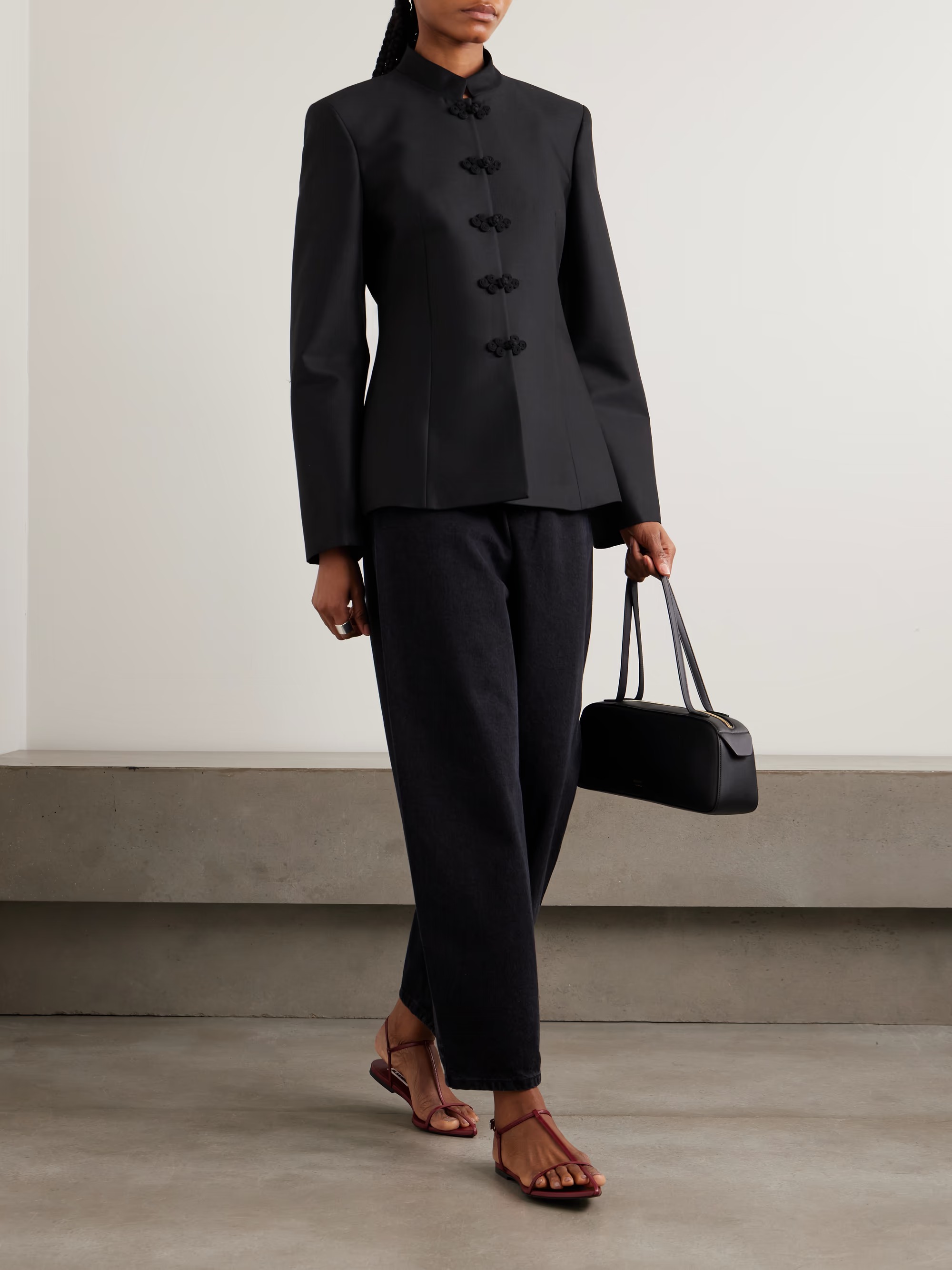 R&amp;Oacute;HE, Wool and silk-blend twill jacket