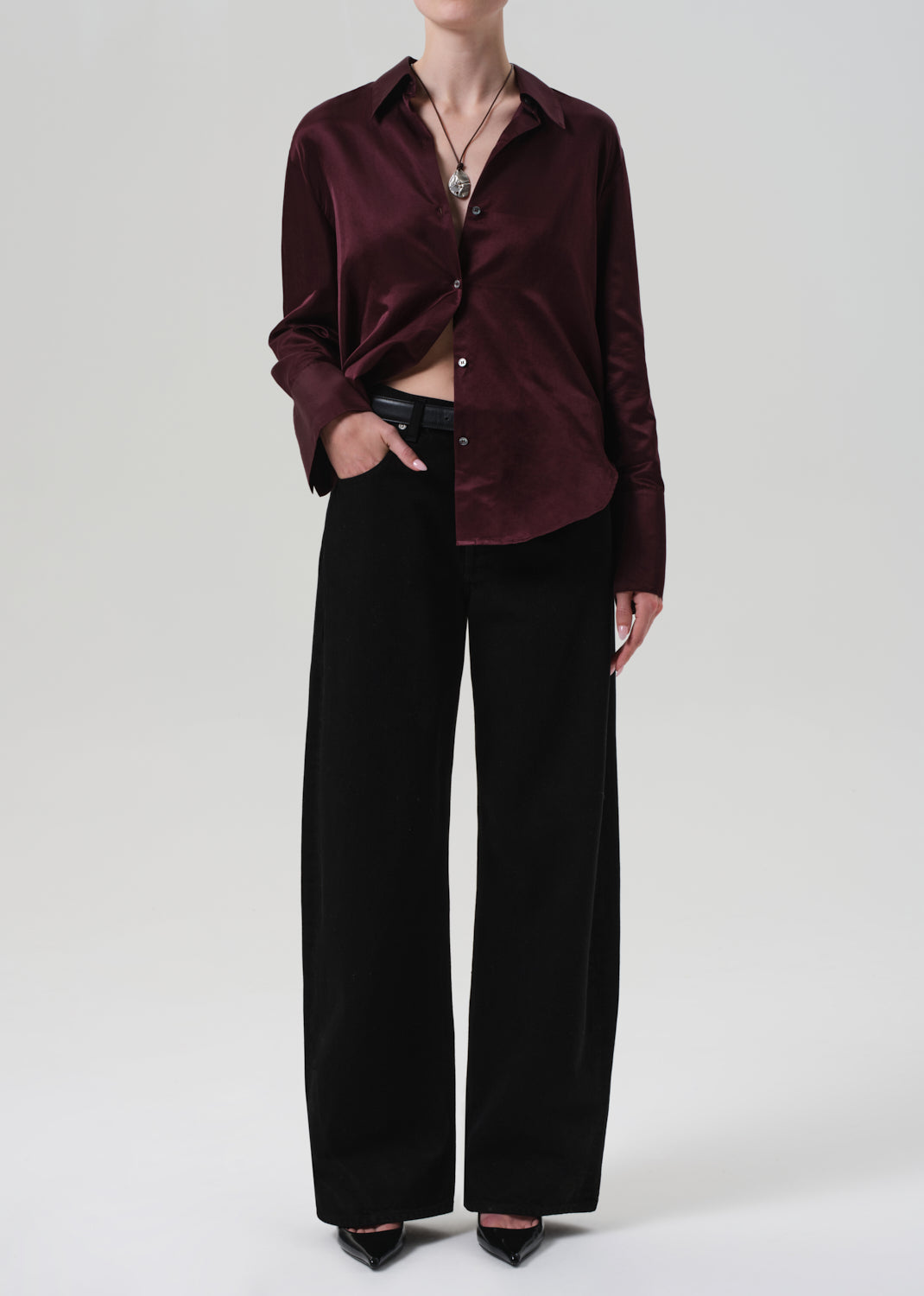 Ayla Baggy in Solid Black - 23 / Solid Black