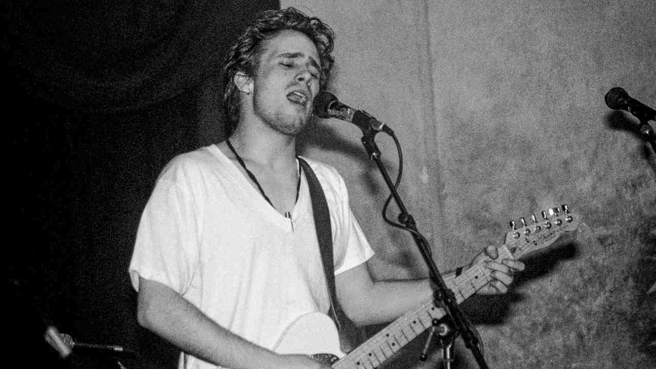 Jeff Buckley performing live in the 1990s