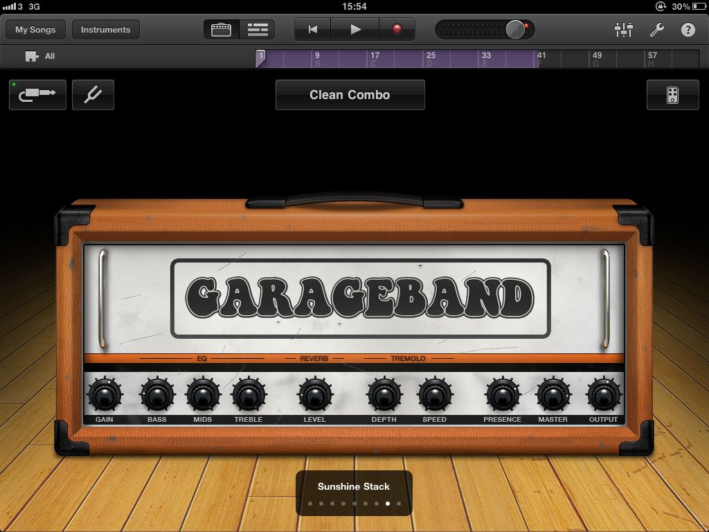 GarageBand for iPad guitar amps handson MusicRadar