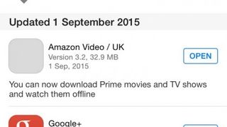 Amazon Prime downloaded