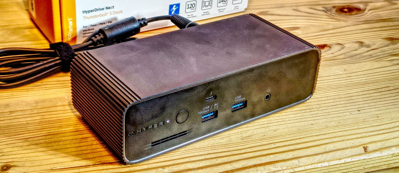 HyperDrive Next Thunderbolt 5 Dock review: An imperfect docking station that's built to last with one feature that might surprise you