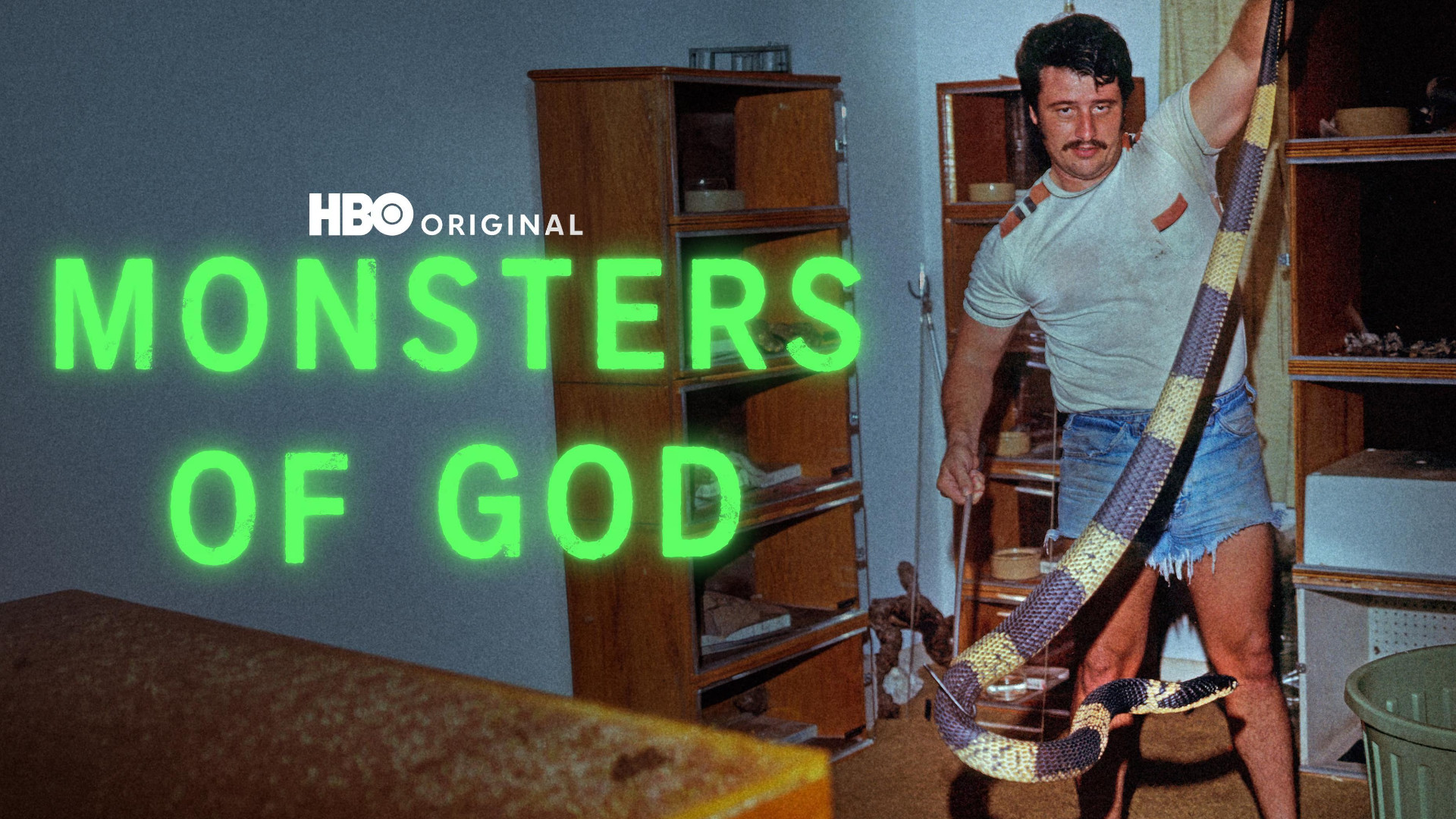 promotional image for the "Monsters of God" docuseries on HBO