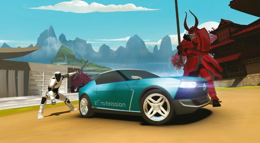 Visitors to the Tokyo Motor Show could create their own concept cars in Nissan's virtual world