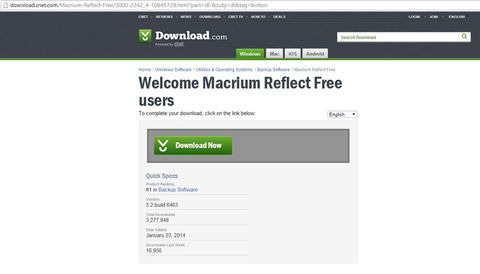 macrium reflect free cnet