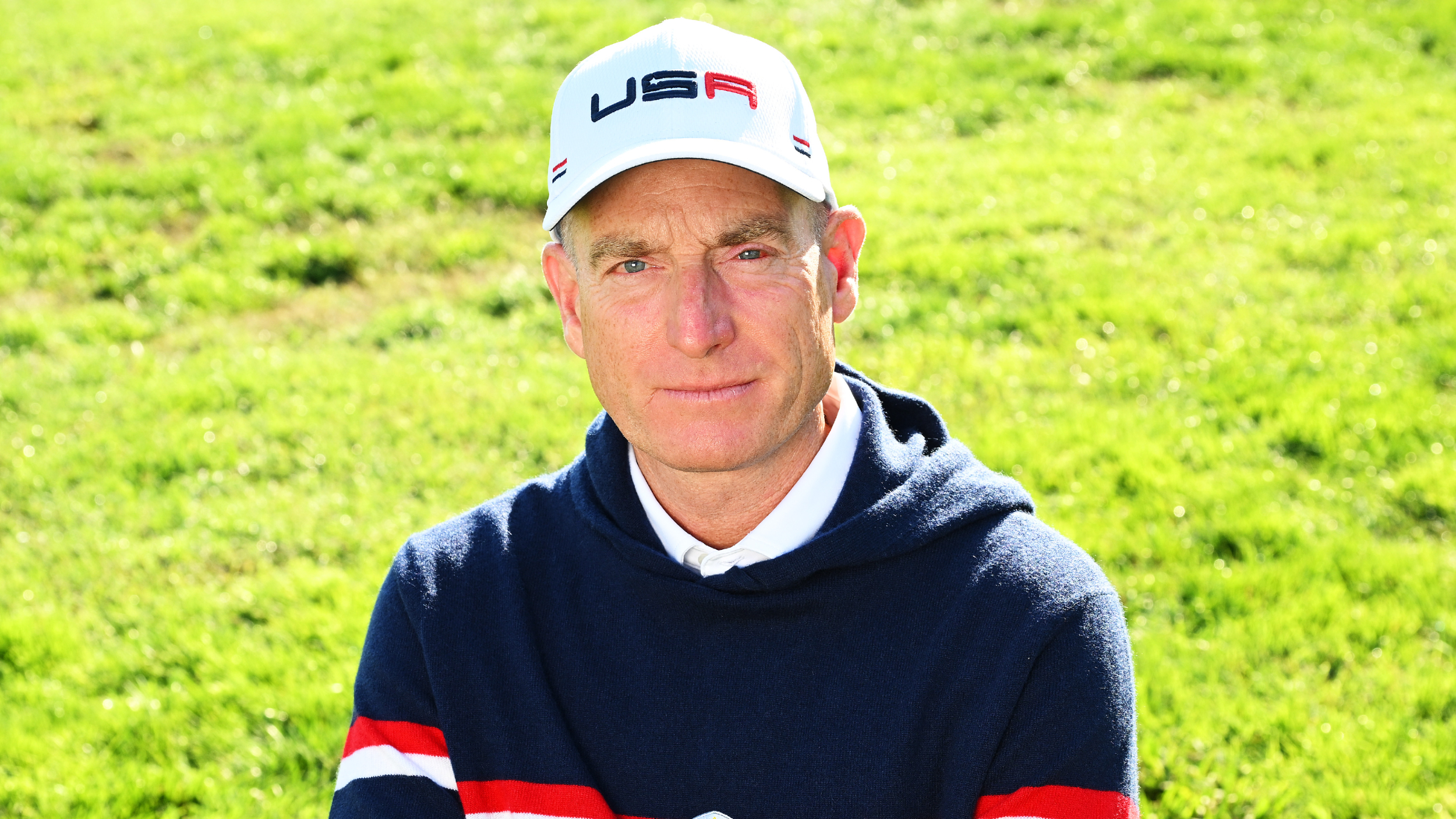 Jim Furyk at the 2023 Ryder Cup at Marco Simone