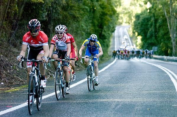 Lachlan Norris (Drapac Porsche) instigated an attack closing in on the finish to Lakes Entrance but it was to no avail.