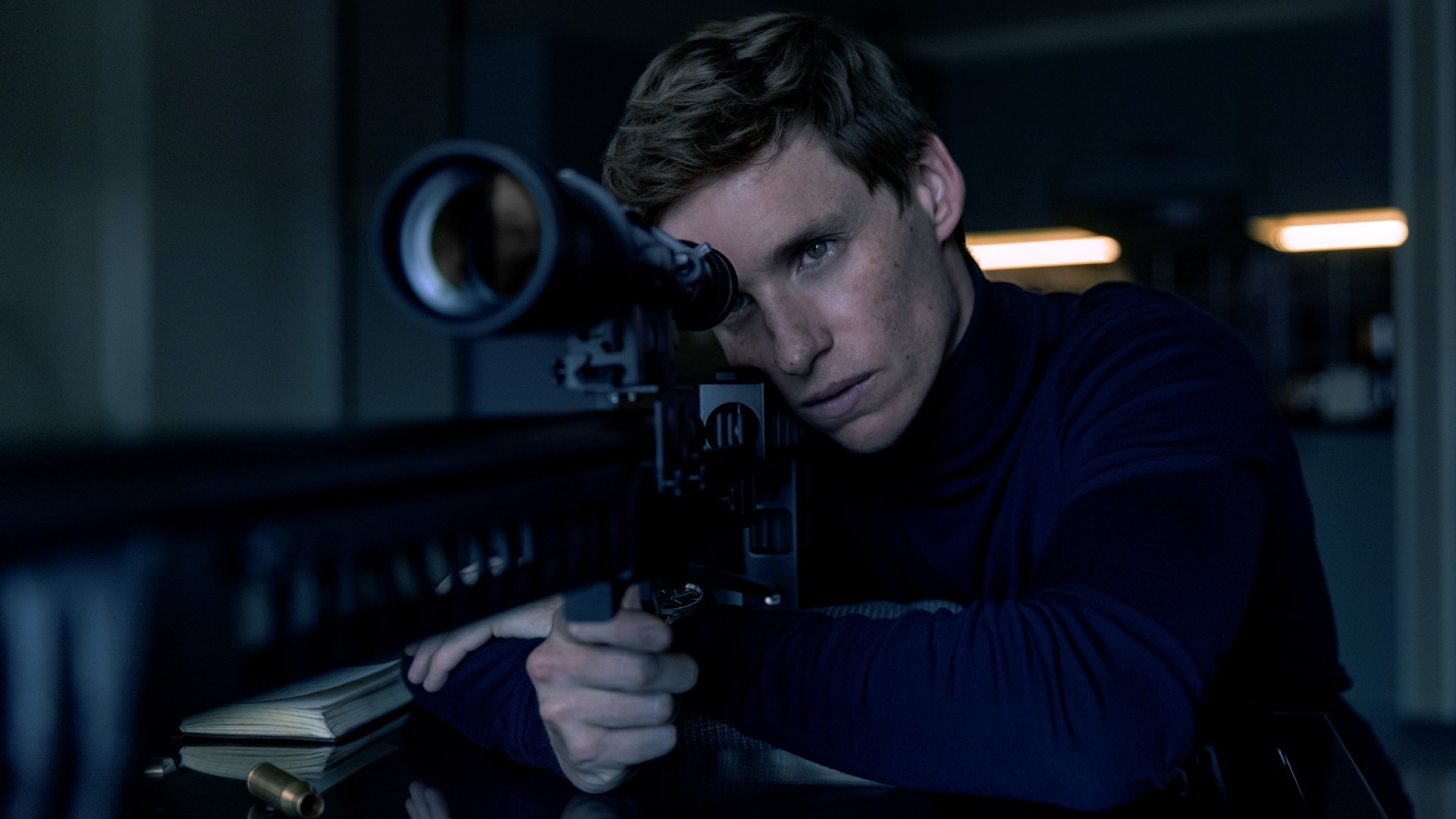 Eddie Redmayne as 'Charles' in The Day of the Jackal TV series