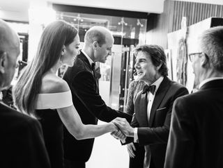 Prince William and Kate Middleton with Tom Cruise