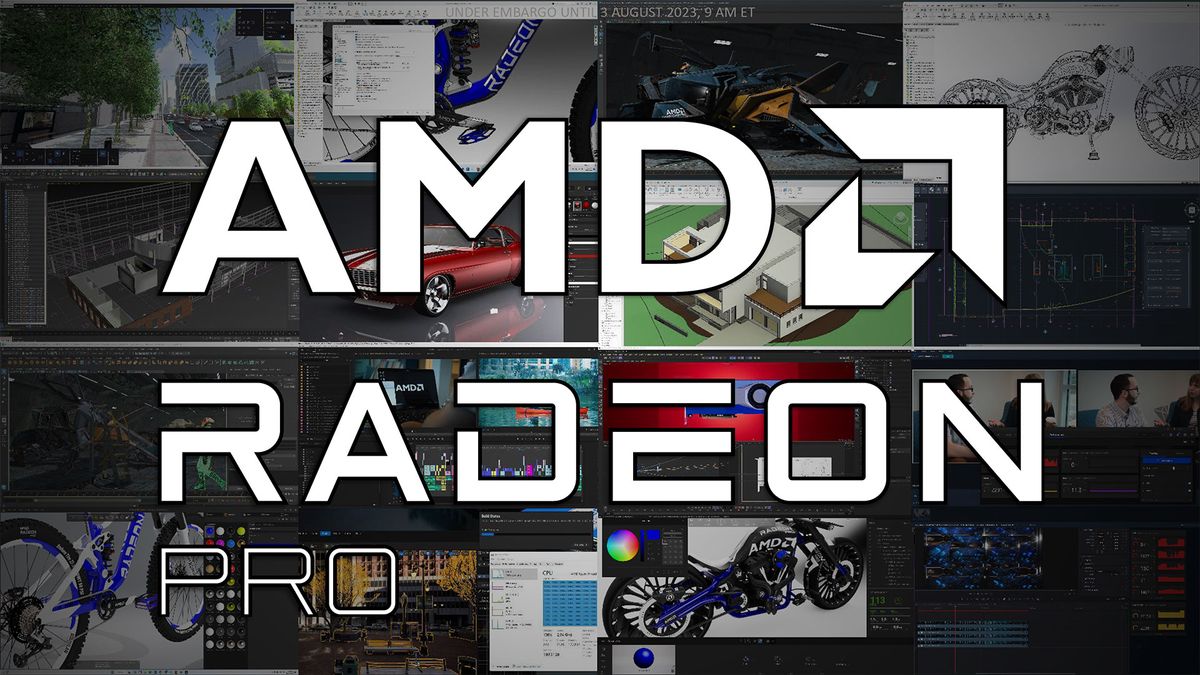 AMD Radeon Pro W7600 W7500 slide deck