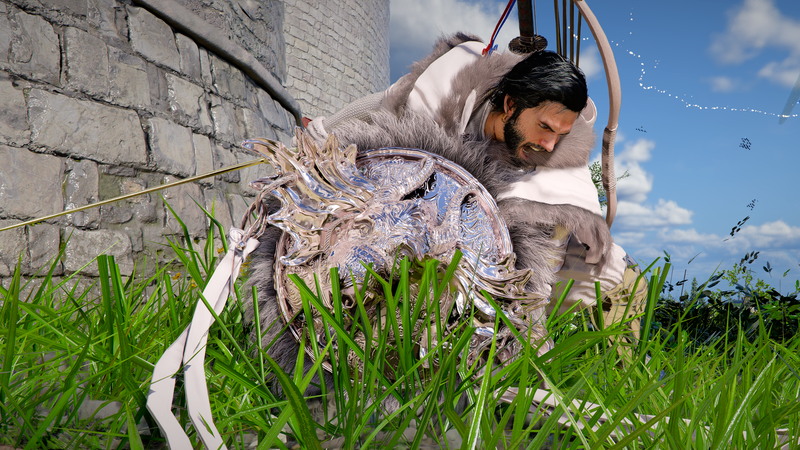 Kliff launching an attack in Crimson Desert