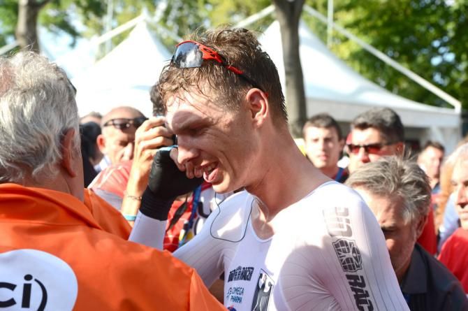 Tony Martin (Germany) after his winning effort in the elite men's time trial world championship