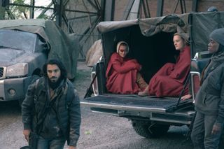 TV tonight June and Janine in the back of a truck in The Handmaid's Tale