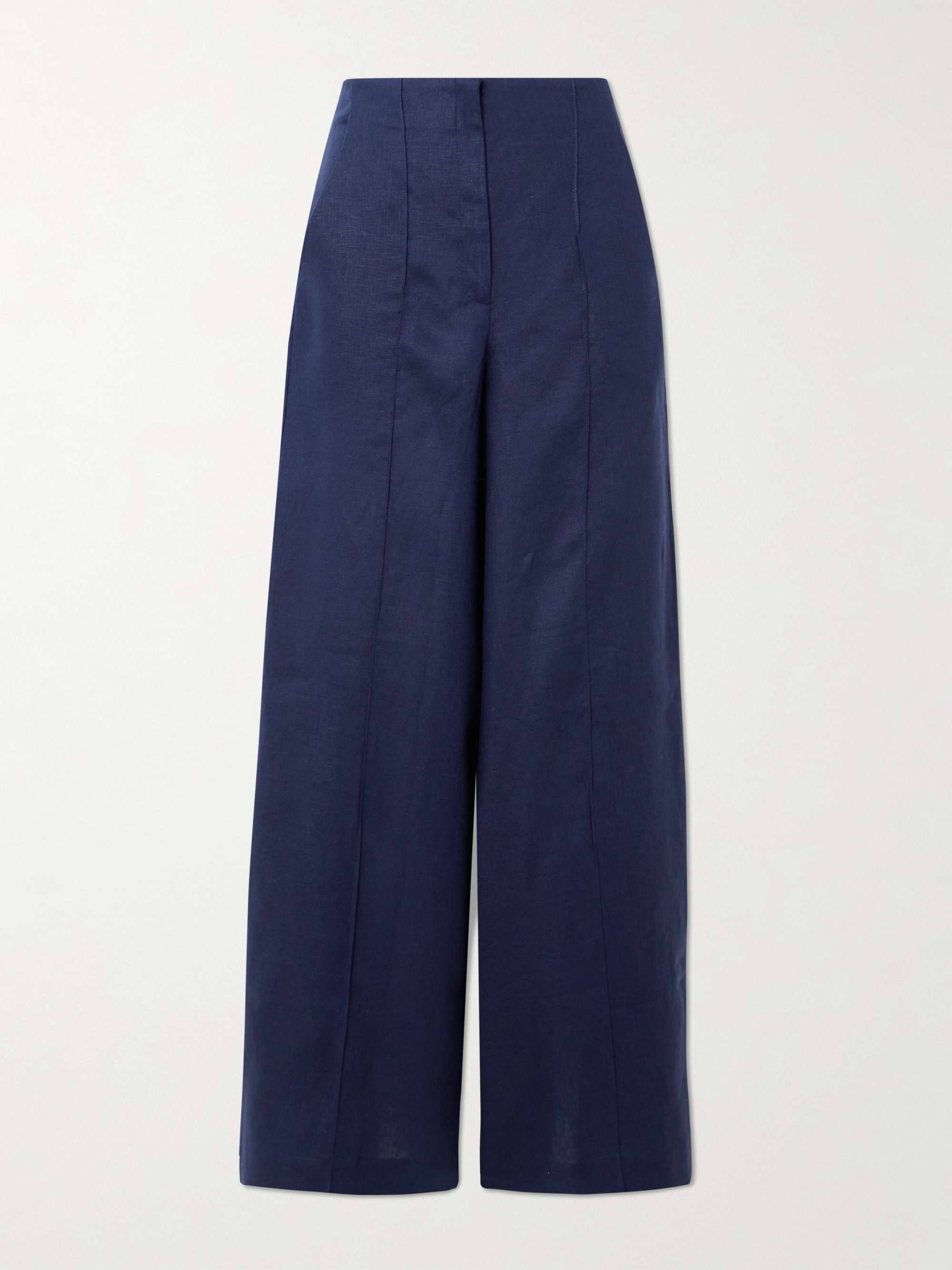 Encontrarte Linen Wide-Leg Pants