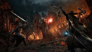 Lords of the Fallen best weapons - Fighting a boss