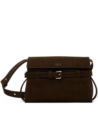 Brown 'moschino Tie Me' Medium Bag