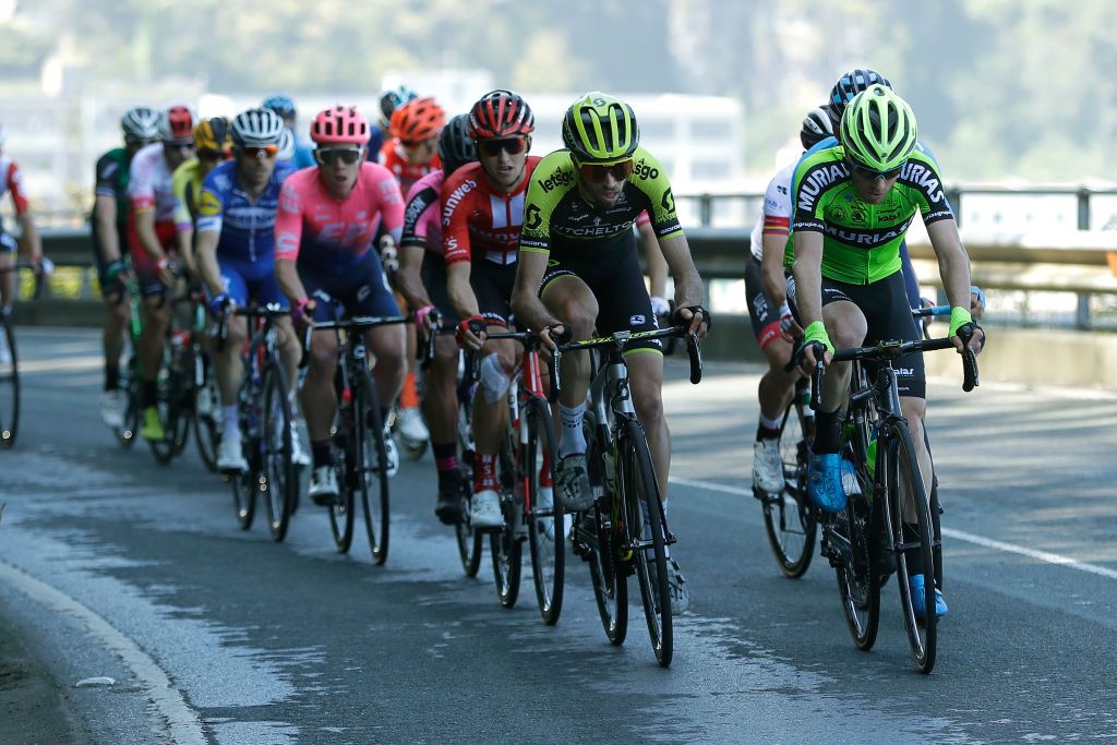 Damien Howson leads the break