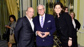From left: Jeff Zucker, Tom Brokaw and Allison Gollust attend Reporters Committee for Freedom of the Press 2016 Freedom of the Press Awards at The Pierre on May 17, 2016 in New York City.