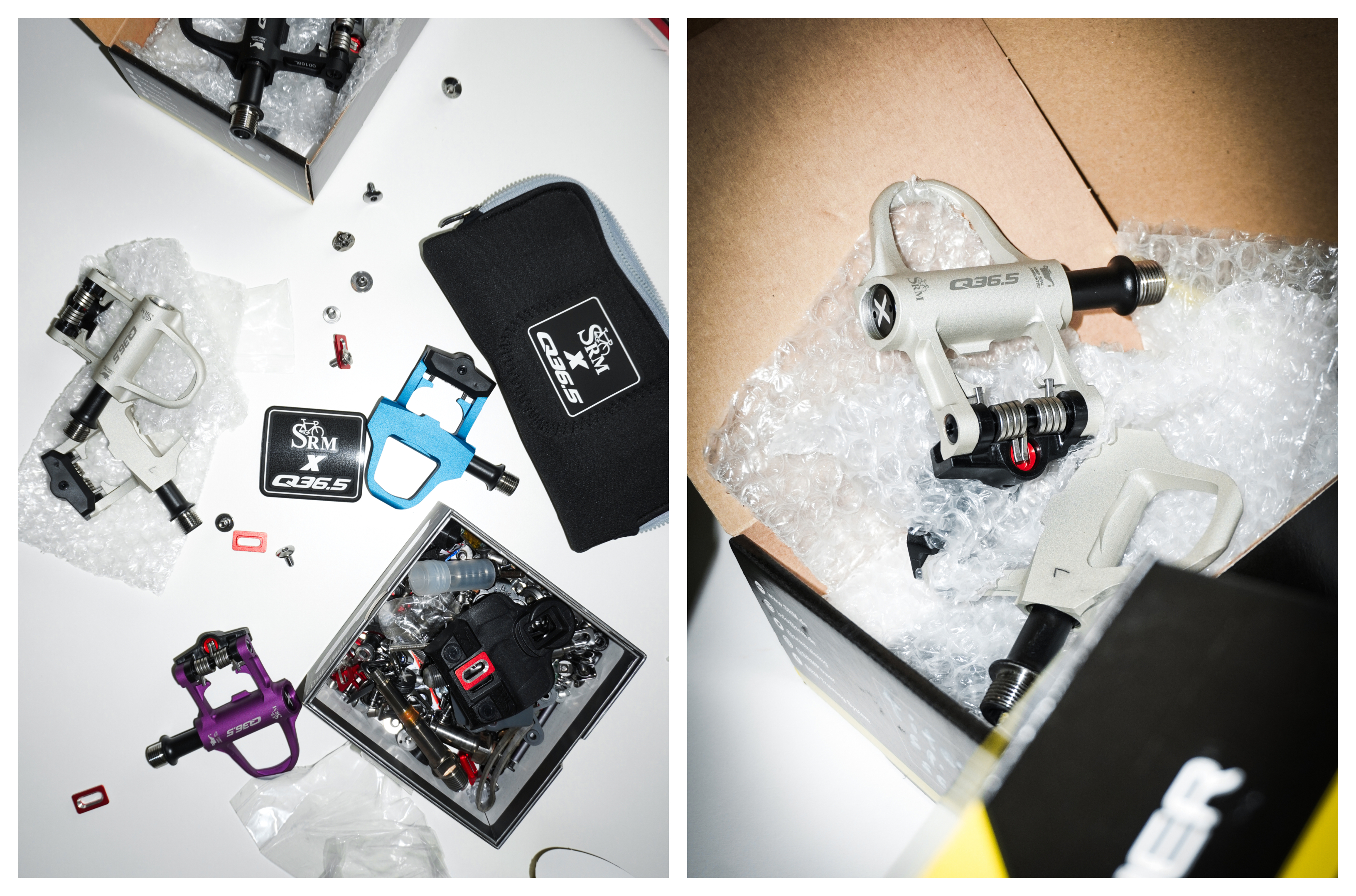 Q36.5 / SRM low stack pedal and shoe system